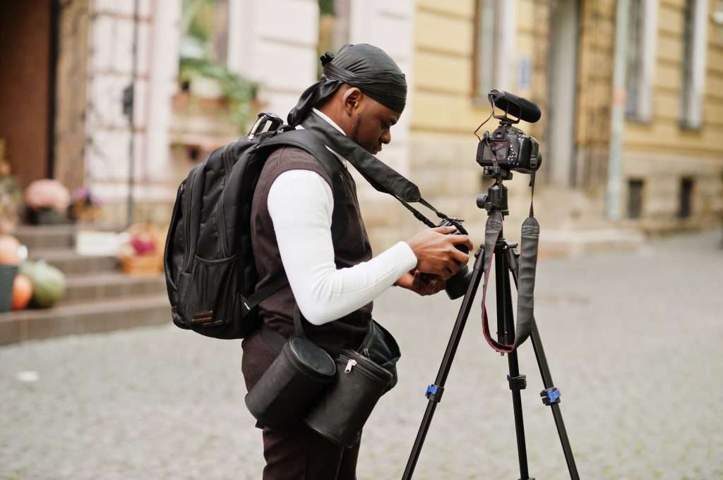 young professional african american videographer 2021 08 31 10 16 57 utc
