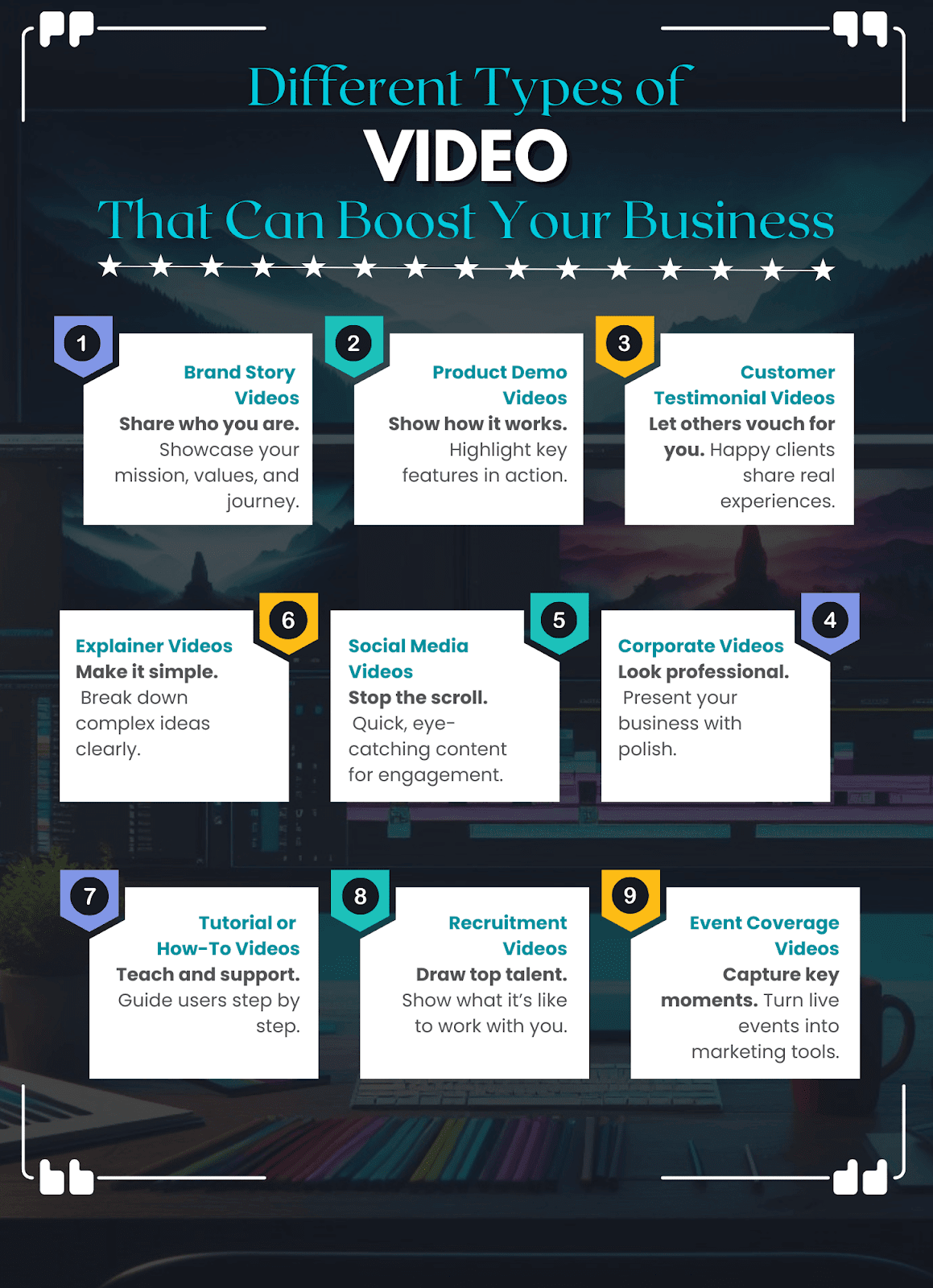 Different Types of Video That Can Boost Your Business